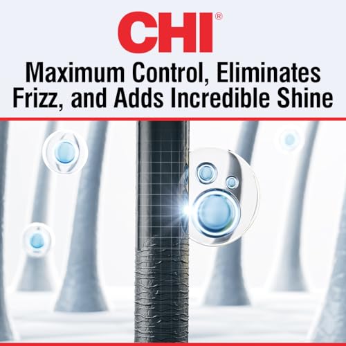 CHI Straight Guard Smoothing Styling Cream, Eliminates Frizz For Sleek & Shiny Hair, Maximum Control, 8.5 Oz