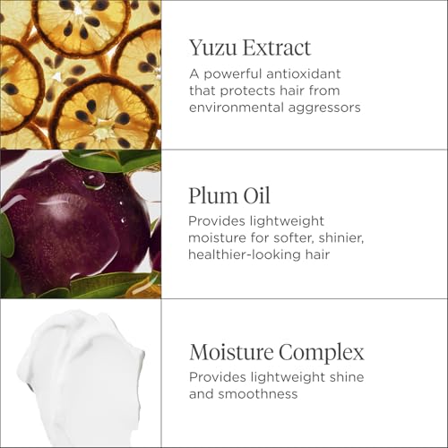 Briogeo Style + Treat Yuzu & Plum Supreme Shine Oil – Silicone-Free, Vegan Hair Oil for Curly & Coily Hair – Adds Shine, Moisture & Strength, 3 fl oz
