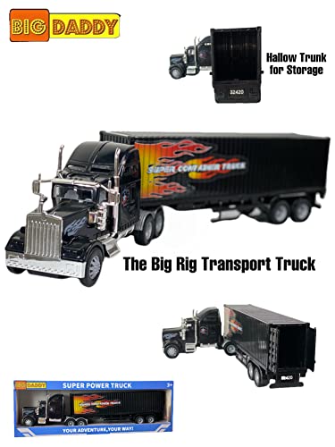 Big Daddy Heavy Duty Tractor Trailer Cargo Transporter with Cargo Hold
