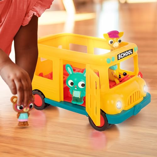 B. toys – Bonnie's School Bus – Musical School Bus – Toy School Bus & Characters – Lights & Sounds – Toy Vehicle for Toddlers, Kids – 18+ Months
