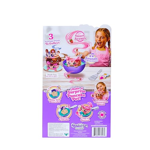 Cookeez Makery Pancake Treatz – Mix, Flip & Reveal a Scented Interactive Plush Friend! Surprise Styles Available