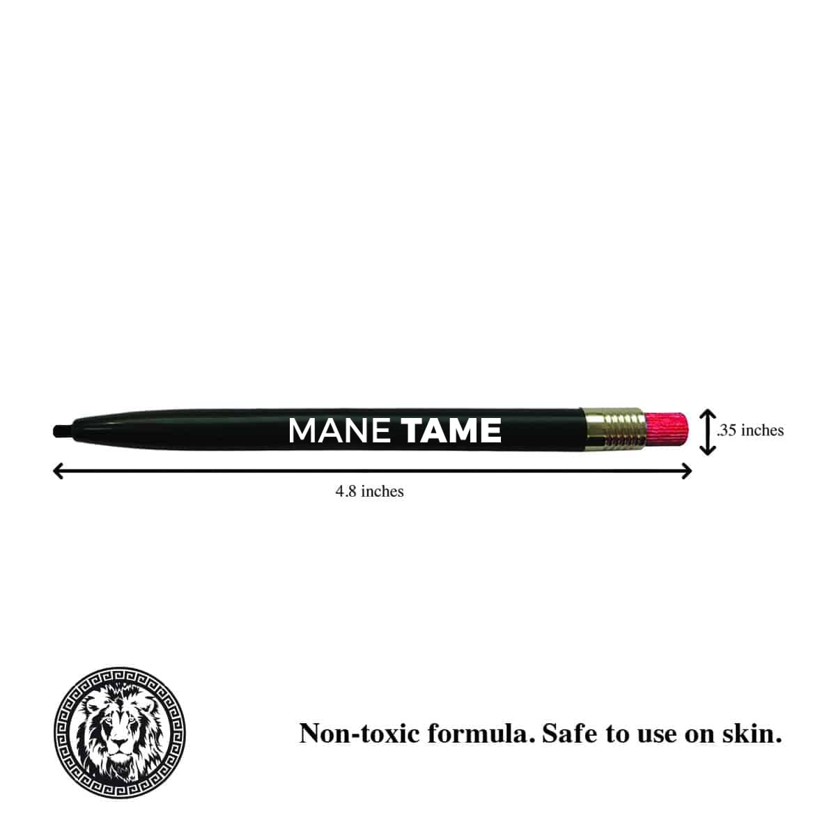 Mane Tame Retractable Beard & Hairline Filler – Water-Resistant Pencil for Natural Finish, Fills Patches & Strengthens Hairlines, Long-Lasting