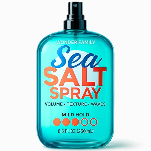 Sea Salt Spray for Hair Volume & Texture – Wave Activator, Curl Refresher & Strong Hold Volumizing Mist for Men & Women – Travel Size Hairspray