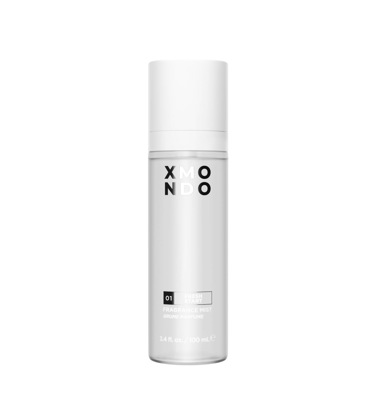 XMONDO 01 Fresh Start Fragrance Mist - Lightweight Hair & Body Perfume Mist with Hyalurionic Acid & Squalane, Fresh Clean Scent, 3.4 fl oz / 100 mL