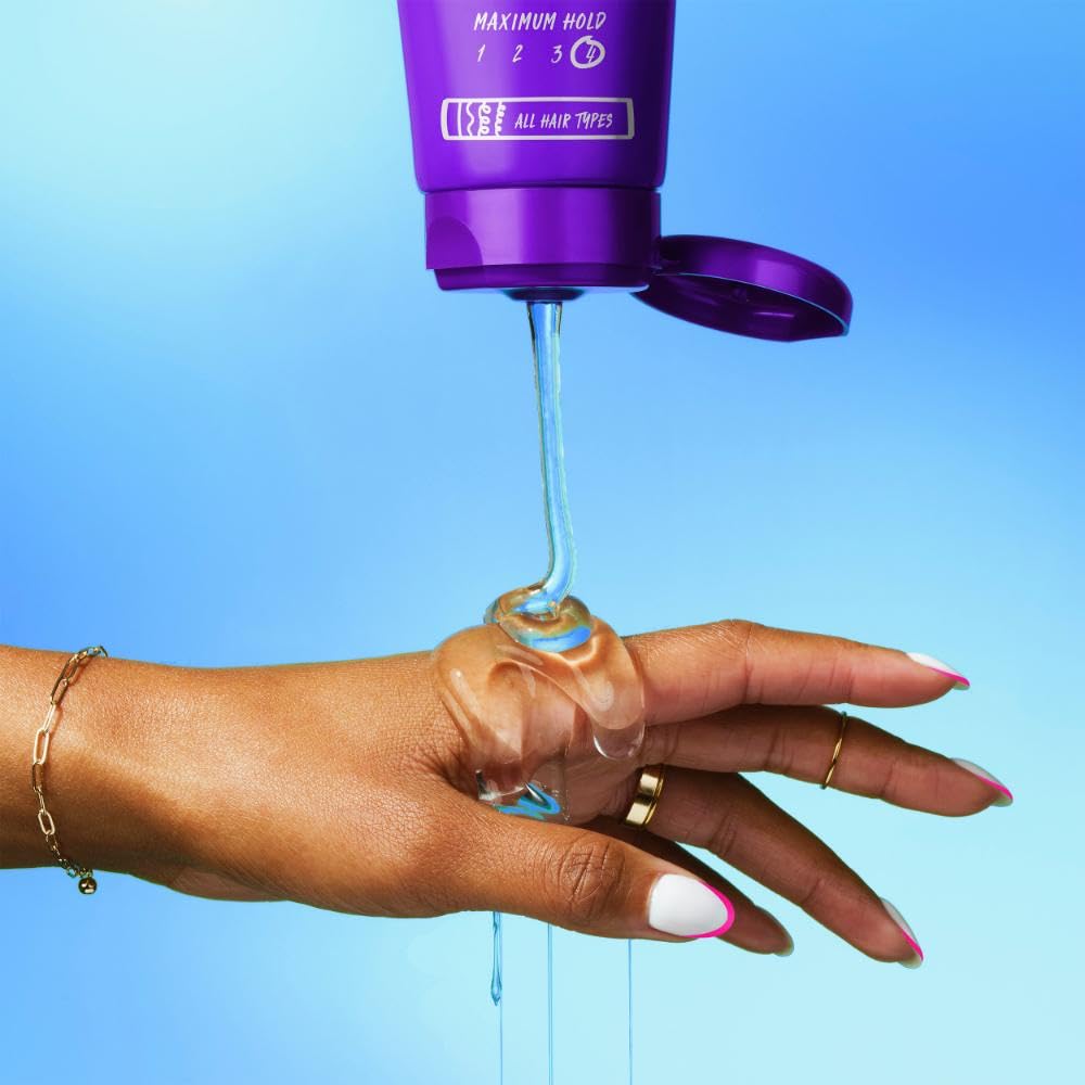 Aussie Instant Freeze Sculpting Hair Gel Triple Pack, 7 Fl Oz Each | Max Hold, No Flakes, Frizz Control with Jojoba Oil, Sea Kelp & Aloe