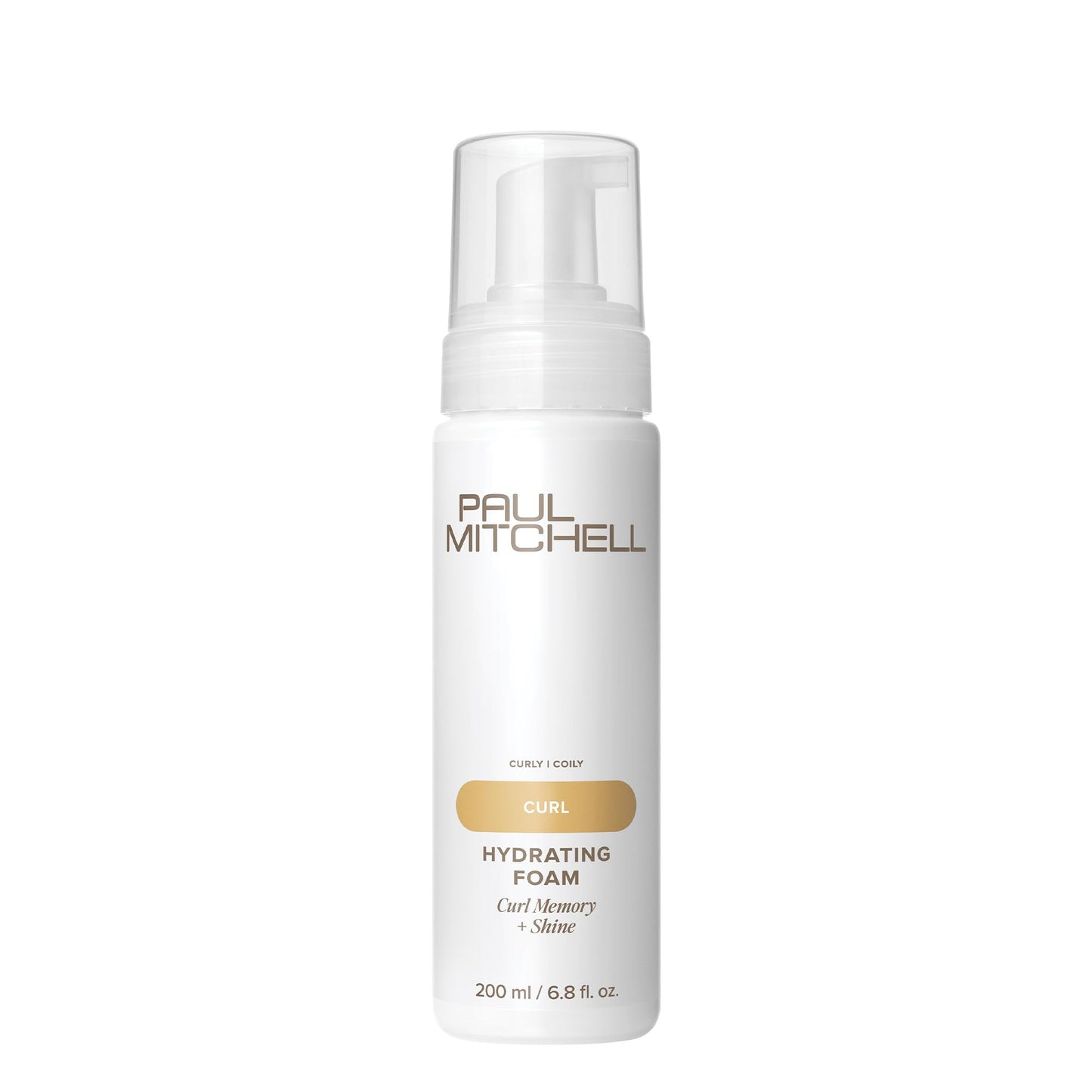 Paul Mitchell Hydrating Foam, Provides Curl Memory + Shine, For Curly + Coily Hair, 6.8 fl oz