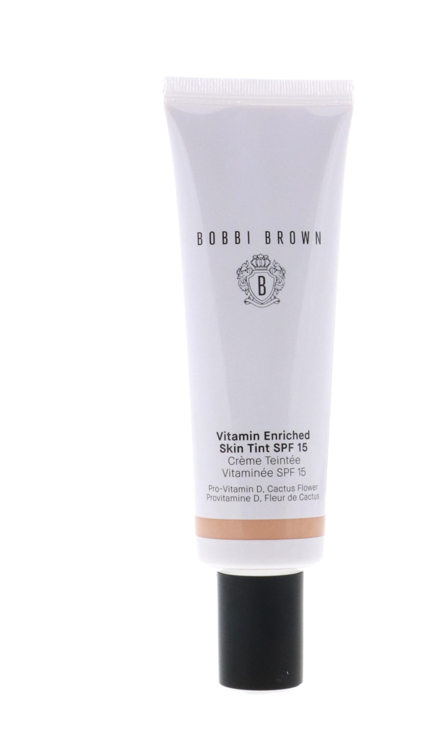 Bobbi Brown Vitamin Enriched Skin Tint SPF 15 | Broad Spectrum SPF Skin Tint | Hydrating Tinted Moisturizer | Vitamins B, C, & E, 1.7 Fl Oz, Light 3