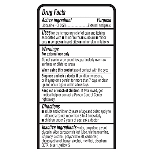 Amazon Basics Sunburn Relief Gel with Aloe Vera, 8 oz (Pack of 1) (Previously Solimo)