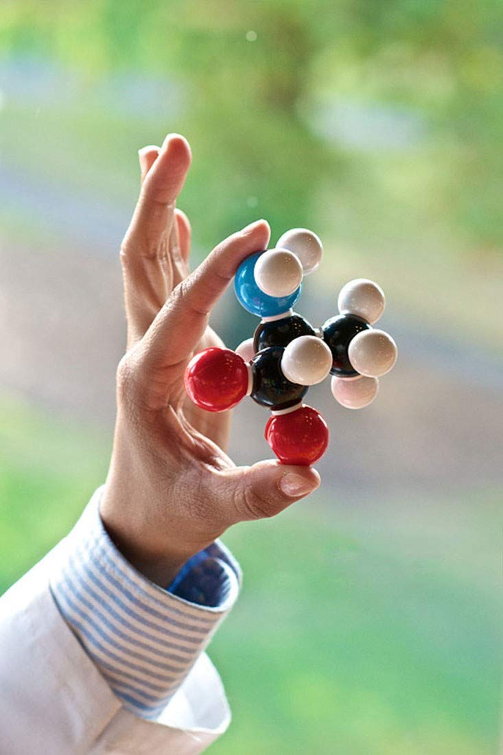 LINKTOR 444-Piece Chemistry Molecular Model Kit – Student & Teacher Set for Organic & Inorganic Chemistry, Fullerene Models, STEM Learning