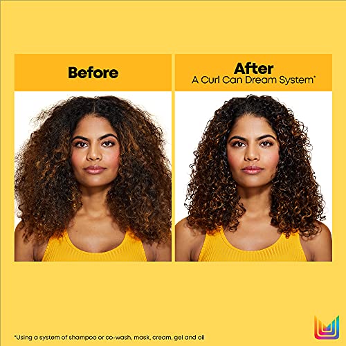 Matrix A Curl Can Dream Leave-In Cream – Moisturizes, Defines & Detangles Curly, Coily & Wavy Hair, Heat & Frizz Protection, 16.9 Fl Oz