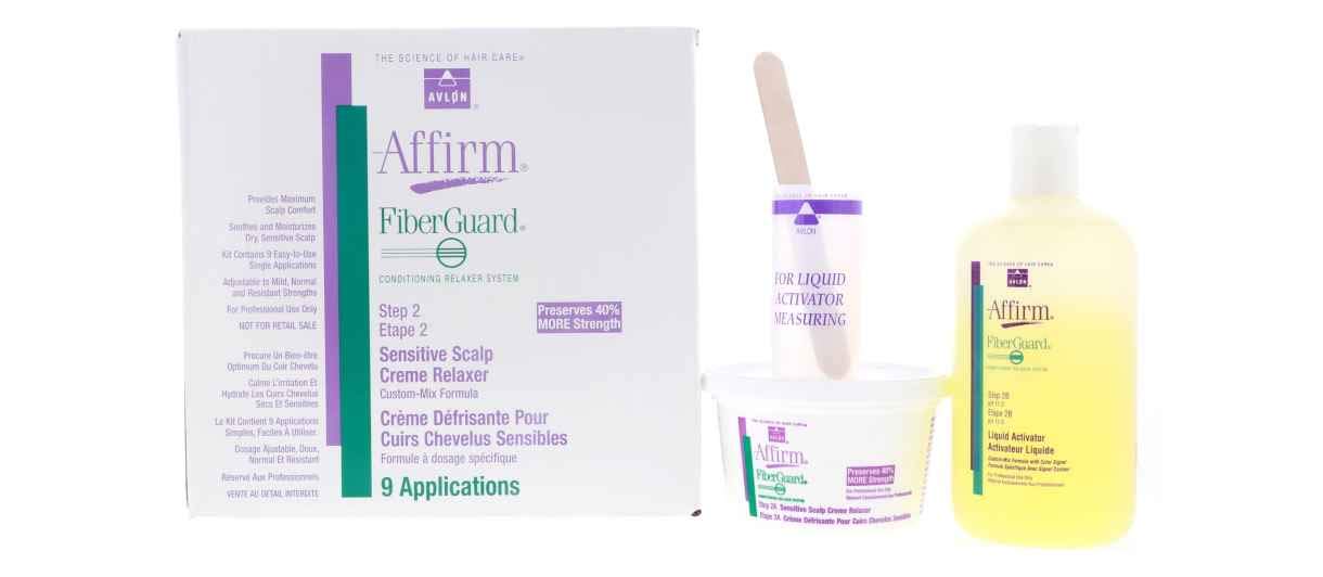 Avlon Affirm Fiberguard Sensitive Scalp Creme Relaxer 9 Applications by Affirm Avlon