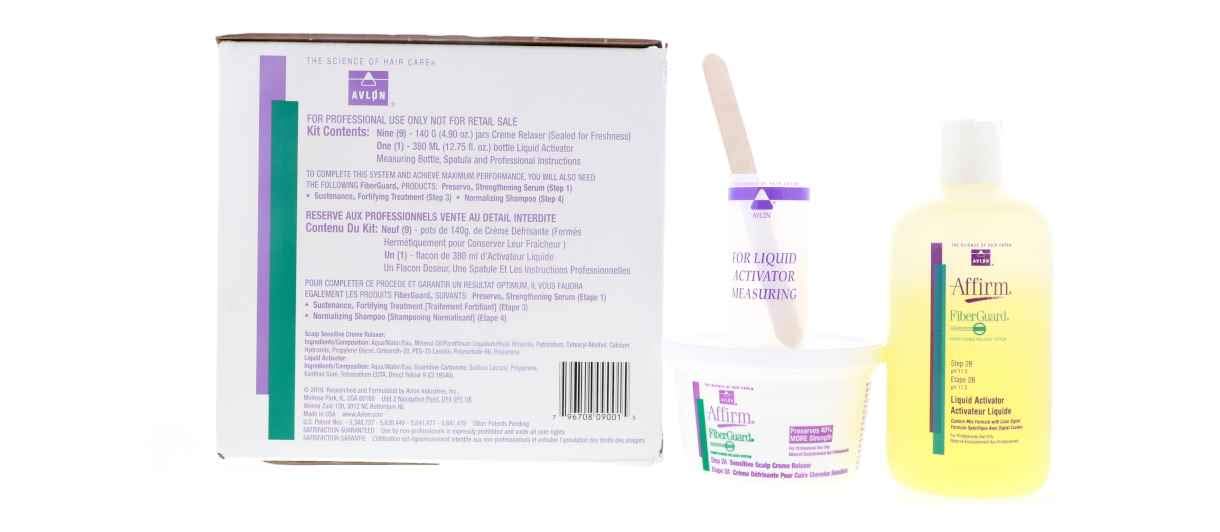 Avlon Affirm Fiberguard Sensitive Scalp Creme Relaxer 9 Applications by Affirm Avlon