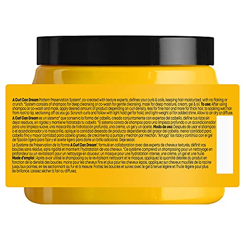 Matrix A Curl Can Dream Leave-In Cream – Moisturizes, Defines & Detangles Curly, Coily & Wavy Hair, Heat & Frizz Protection, 16.9 Fl Oz