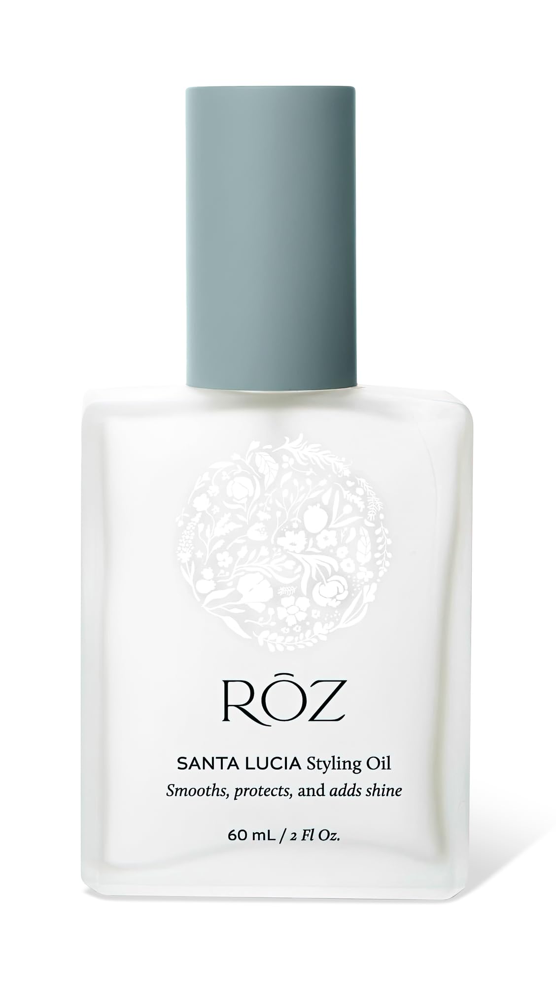 RŌZ Santa Lucia Styling Oil - Lightweight Nourishing Hair Oil for Frizz Control, Shine & Heat Protection - Vegan, For All Hair Types, 2 Fl Oz