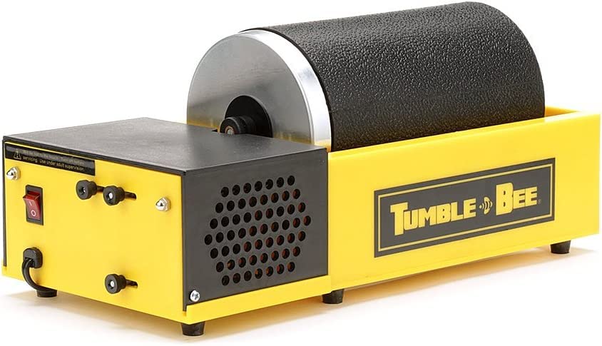Tumble-Bee TB-14 Rock Tumbler - Large 1x4LB Rotary Polishing Machine for Stones, Rocks, Metals & Sea Glass, Adults & Kids, Hobby & Pro Use