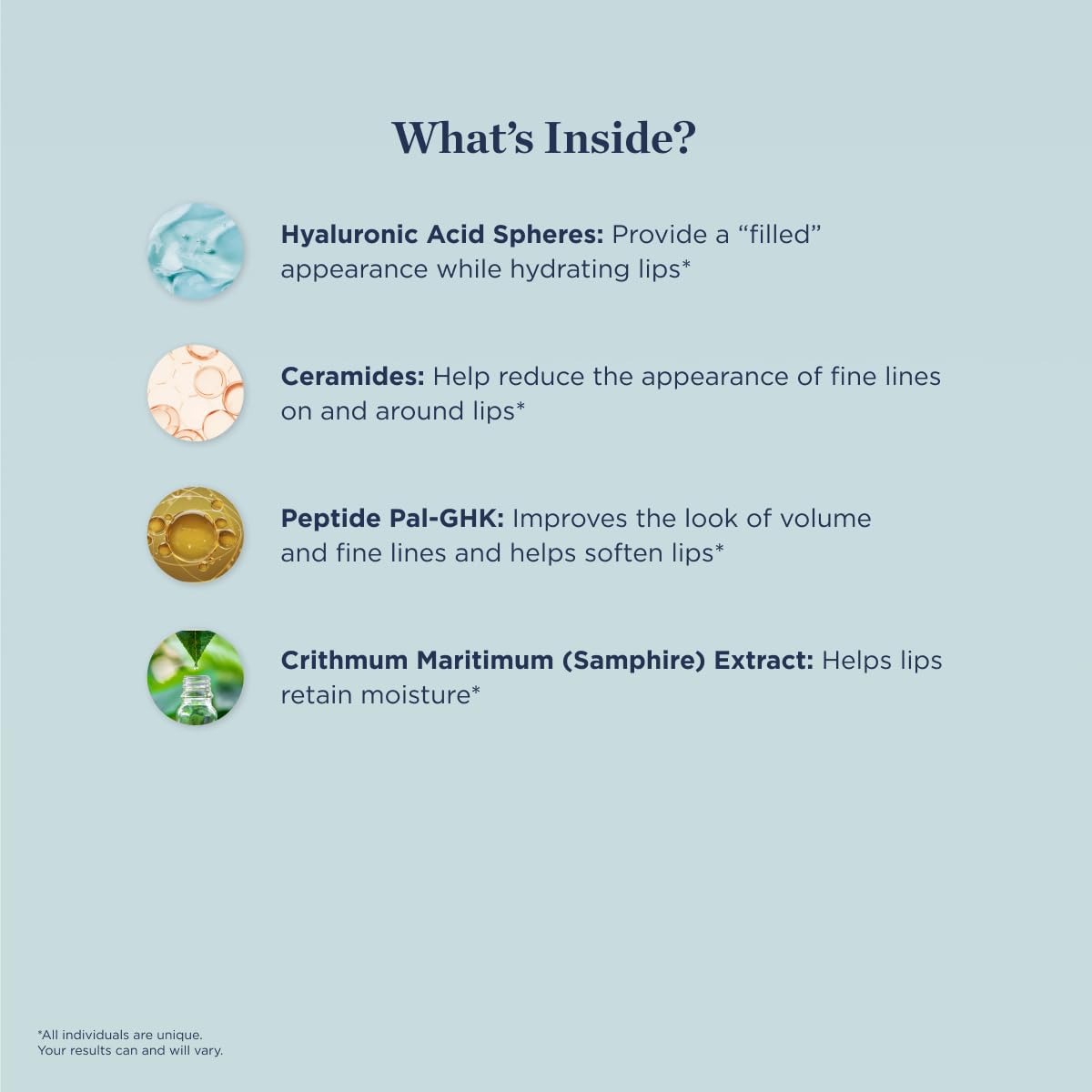 Beverly Hills MD Anti-Aging Lip Enhancer – Plumps, Smooths & Hydrates Lips with Hyaluronic Acid, Peptides & Ceramides, No Sting