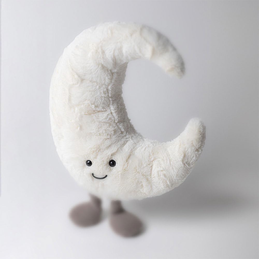 Jellycat Amuseables Moon Stuffed Toy, Medium 10.5" - Moon Plush - Fun Gift Idea