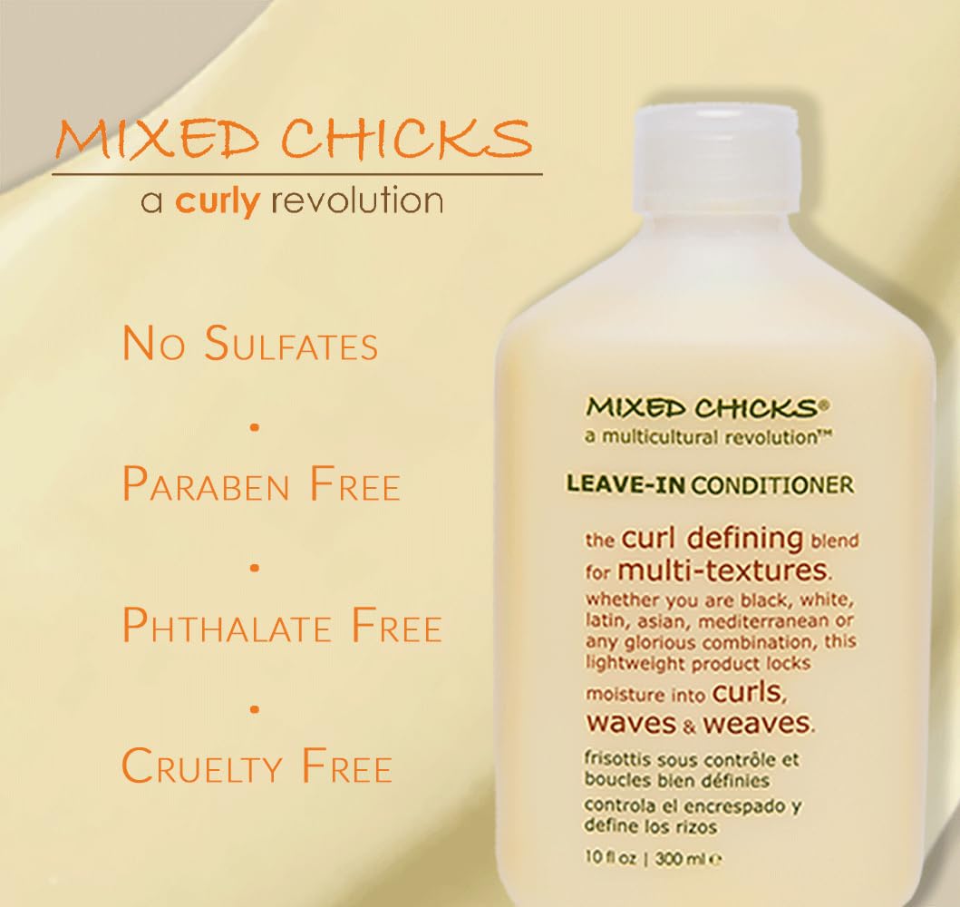Mixed Chicks Curl Defining & Frizz Eliminating Leave-In Conditioner, 10 fl.oz
