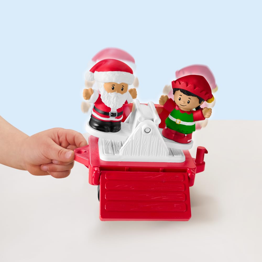 Fisher-Price Little People Christmas Train with Music, Santa, Elf & Reindeer Figures, Toddler Pretend Play Toy for Kids Ages 1+ (Amazon)