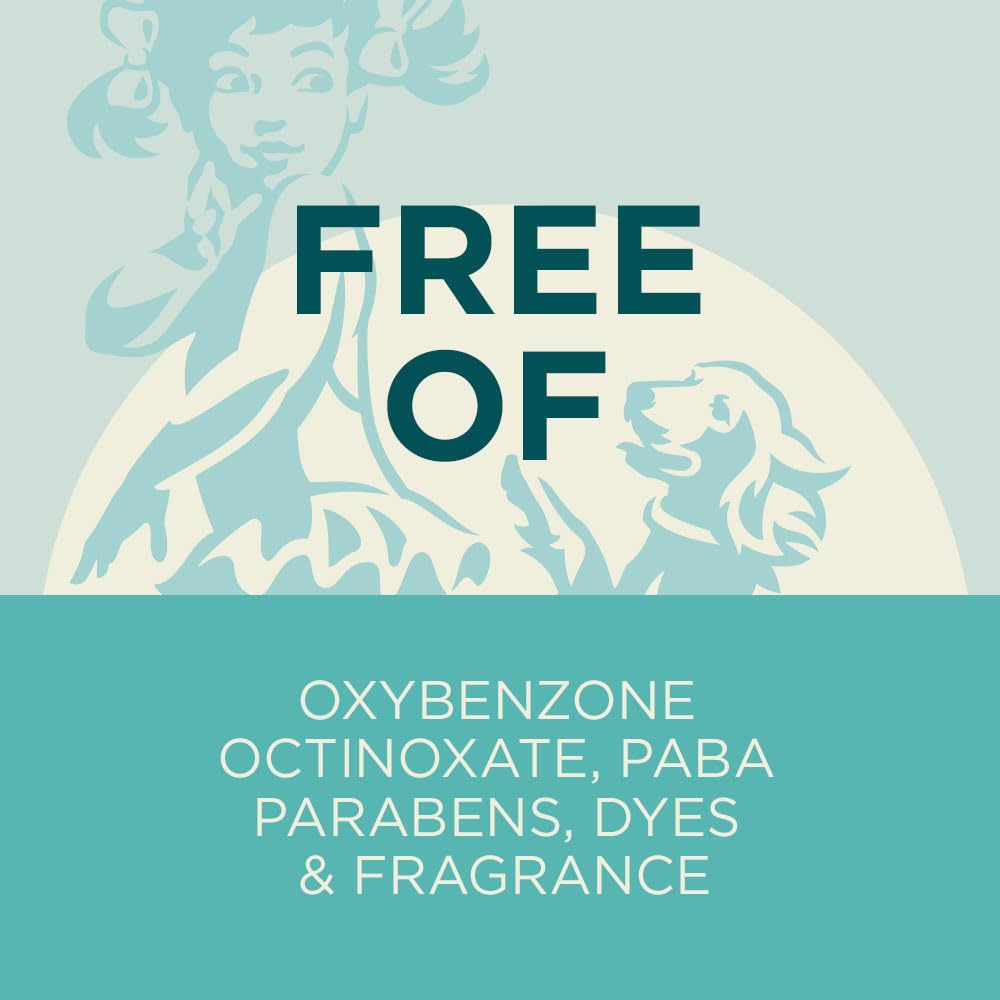 Coppertone Pure and Simple Kids Sunscreen Spray SPF 50, Zinc Oxide Mineral Sunscreen for Sensitive Skin, Hypoallergenic and Tear Free, 5 Oz Can