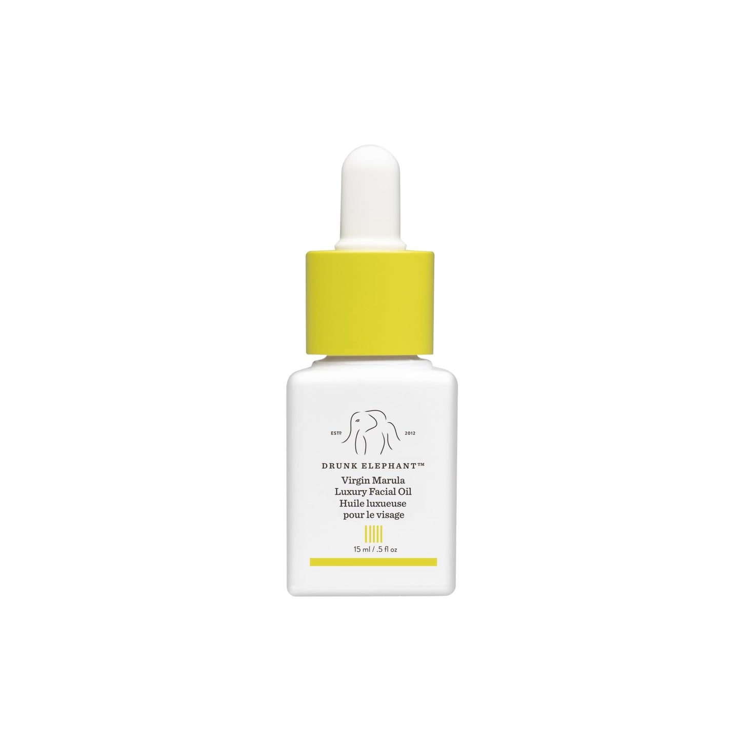 Drunk Elephant Virgin Marula Luxury Facial Oil 15ml/.5oz – Clean, Cruelty-Free Skincare, Dermatologist-Tested, No Silicones or Fragrance
