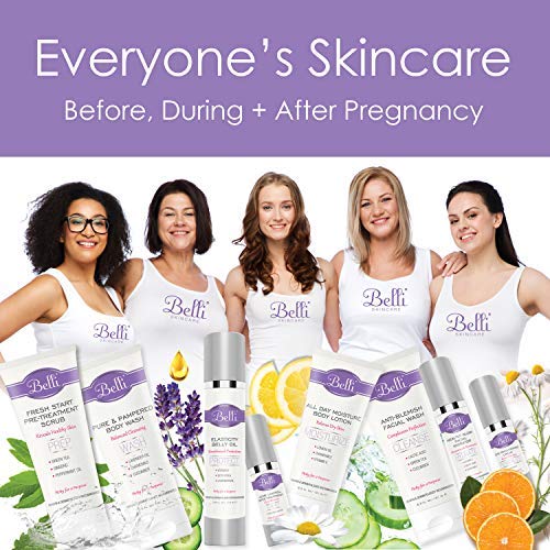 Belli Pregnancy Stretch Mark Belly Oil – 3.8 oz Maternity Skin Care with Vitamin E for Healthy, Hydrated Skin & Scar Protection – OB-GYN & Dermatologist Recommended