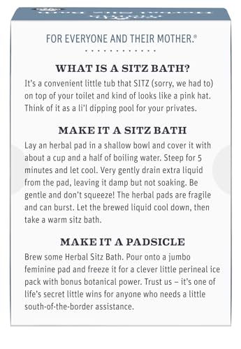 Earth Mama Herbal Sitz Bath | Pregnancy & Postpartum Essentials, Soothing Sitz Bath for Hemorrhoids with Witch Hazel, & Calendula, 6-Count