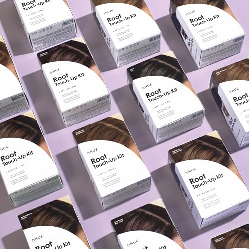 dpHUE Root Touch-Up Kit Dark Brown – Permanent Hair Color for Gray Coverage – 2 Applications – Paraben & Sulfate Free, Leaping Bunny Certified