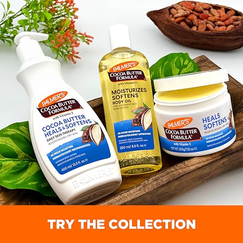 Palmer’s Cocoa Butter Solid Lotion with Vitamin E – Daily Moisturizer for Extremely Dry Skin, Softens & Soothes, 7.25 oz, Pack of 1