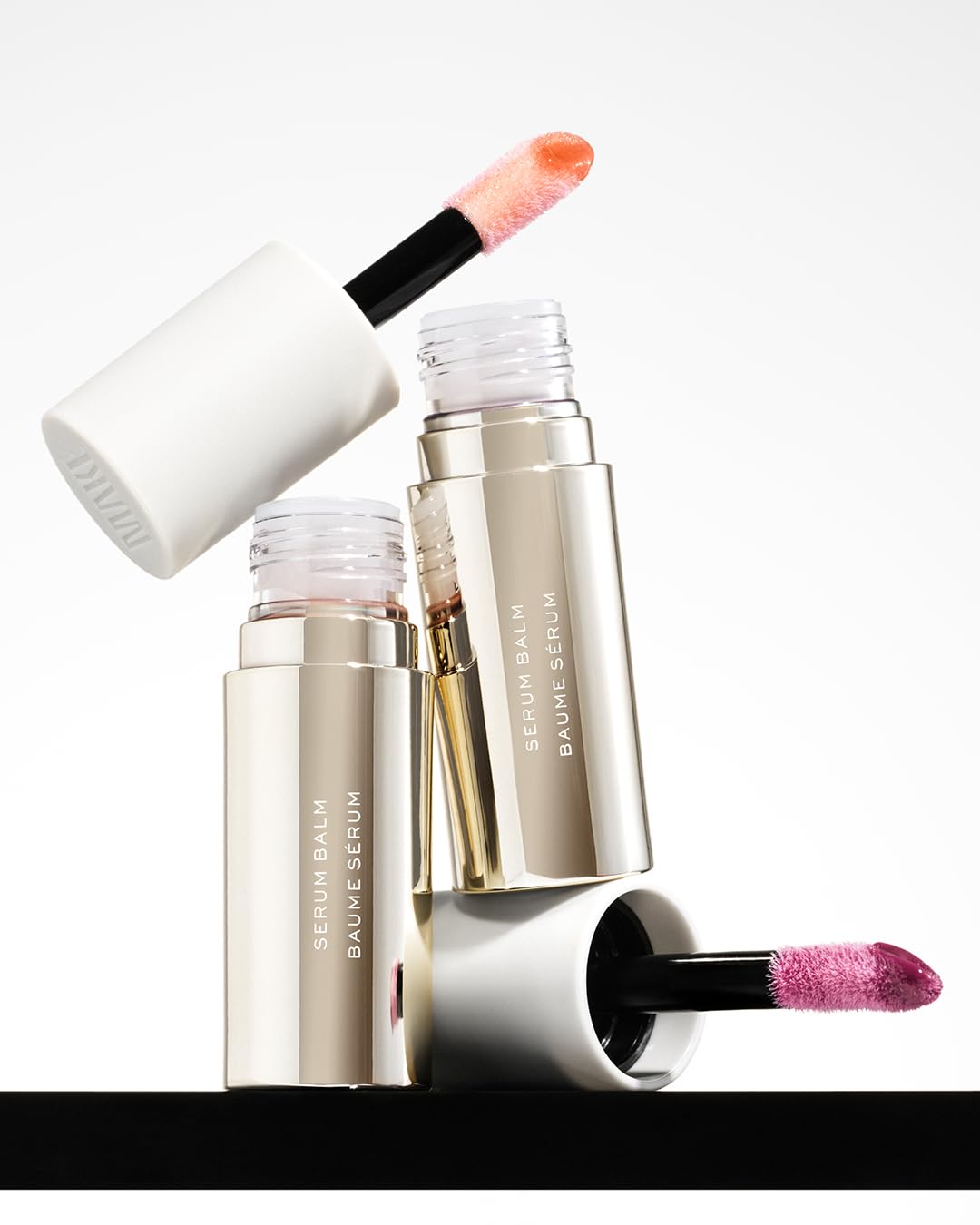 MAKE Beauty Serum Balm Lip Oil – Vegan Hydrating Gloss with Plumping Effect, Softens & Smooths Lips, Shiny Lip Treatment – Halo Moon