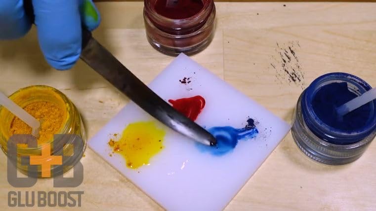 GluBoost MasterTint Jar - Blue | Long-Lasting Color Additive for Perfect Color Matching | Works with MasterGlu & Fill n’ Finish Pro | No Solvent Needed