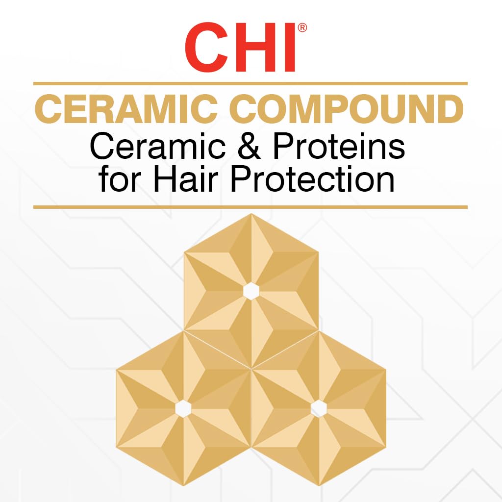CHI Straight Guard Smoothing Styling Cream, Eliminates Frizz For Sleek & Shiny Hair, Maximum Control, 8.5 Oz