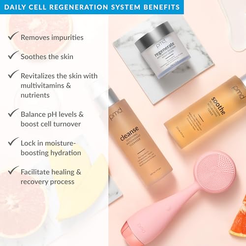 PMD Personal Microderm Elite Pro – At-Home Microdermabrasion Kit for Face & Body with Exfoliating Crystals, Vacuum Suction & 3 Speeds