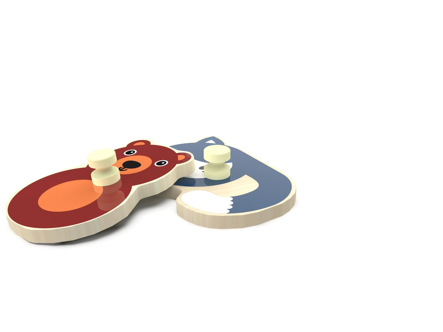 Wooden Puzzles for Toddlers Ages 2-4 – Number & Shape Peg Puzzle Board, Educational Learning Toy for Preschool Kids 18 Months & Up