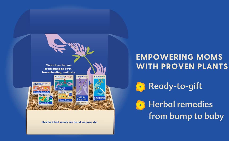 Motherlove Bump to Baby Box—Baby Shower Gift for Expecting Moms from Maternity to Postpartum