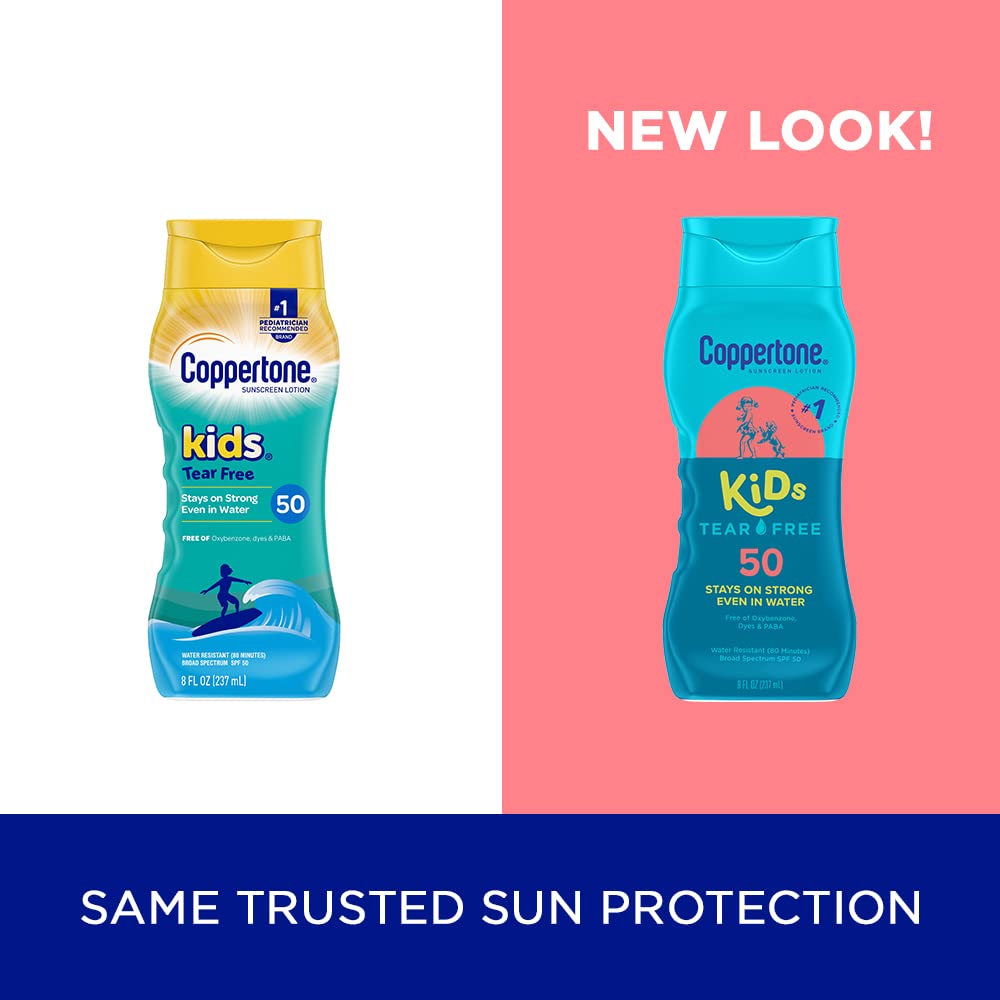 Coppertone Kids SPF 50 Tear Free Lotion (8 Fluid Ounce)