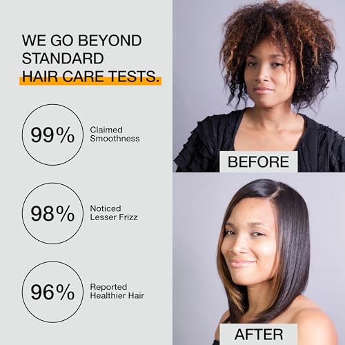 Keratin Hair Treatment 3.4 Oz | Professional Brazilian Complex Blowout Cream | Frizz Control, Smooth, Straighten & Repair Dry, Damaged Hair