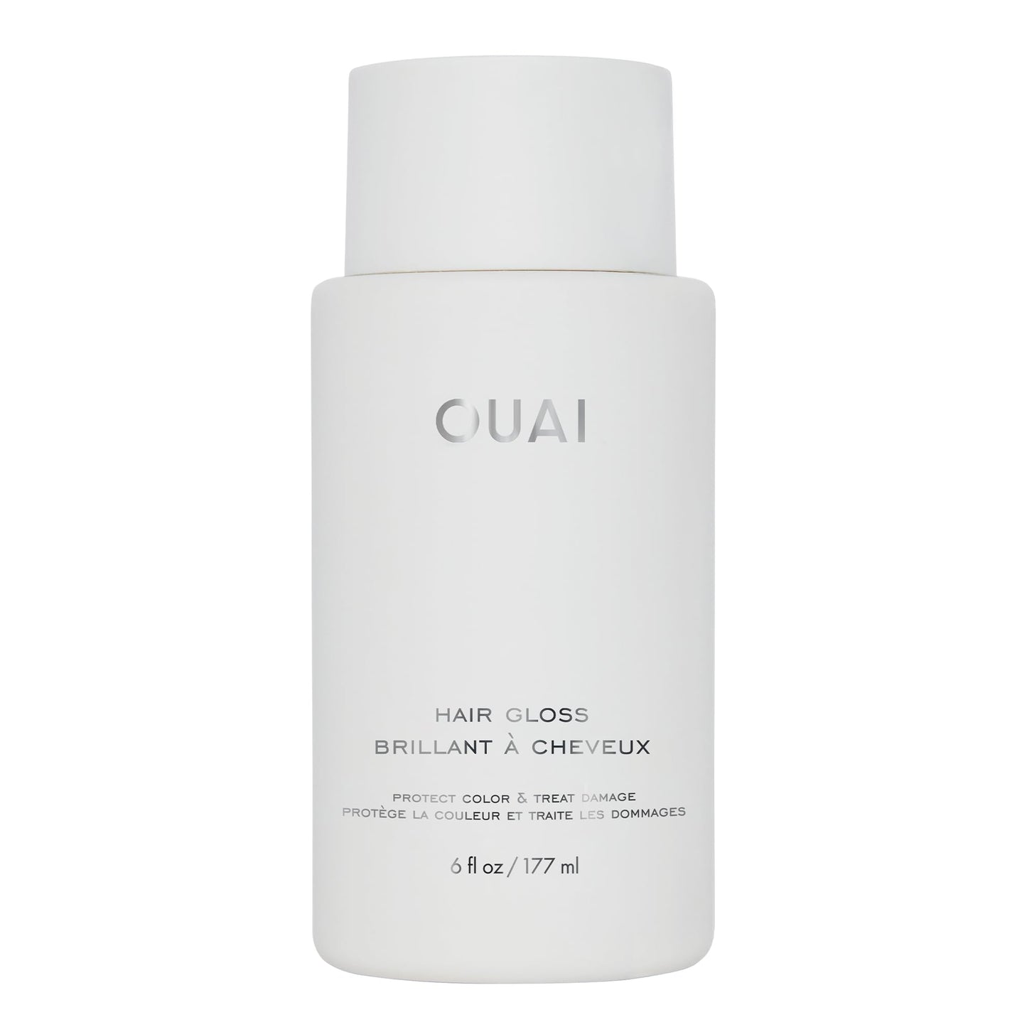 OUAI Hair Gloss | In-Shower Shine & Smoothing Treatment | Frizz Control, Heat Protectant with Hyaluronic Acid, Rice Water & Panthenol | 6 Oz