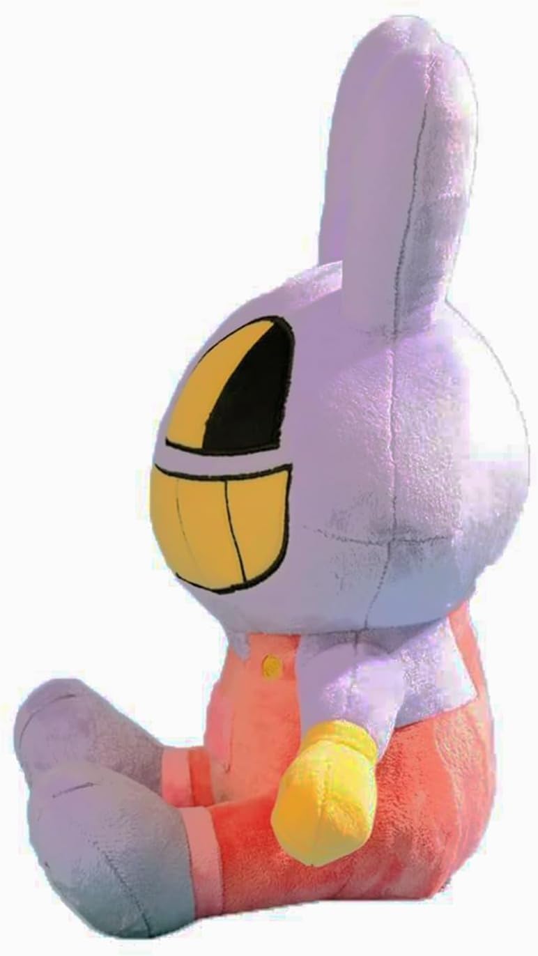 SAJISP Amazing Digital Circus Jax Plush 10" – Cute Stuffed Toy Doll Gift for Kids & Adults, Perfect for Birthday, Halloween & Christmas