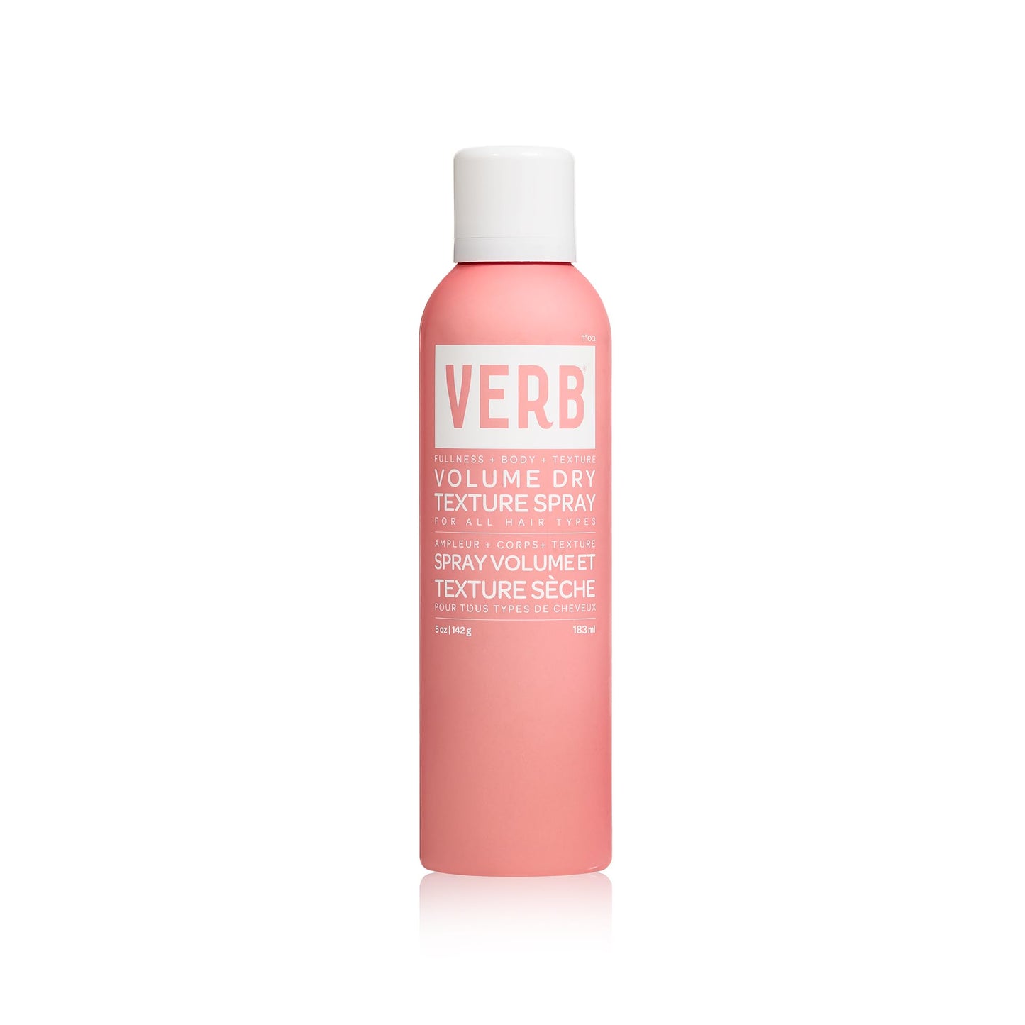 VERB Volume Dry Texture Spray, 5 oz- Boosts Volume, Adds Fullness & Weightless Grit -No Parabens, Gluten or Harmful Sulfates