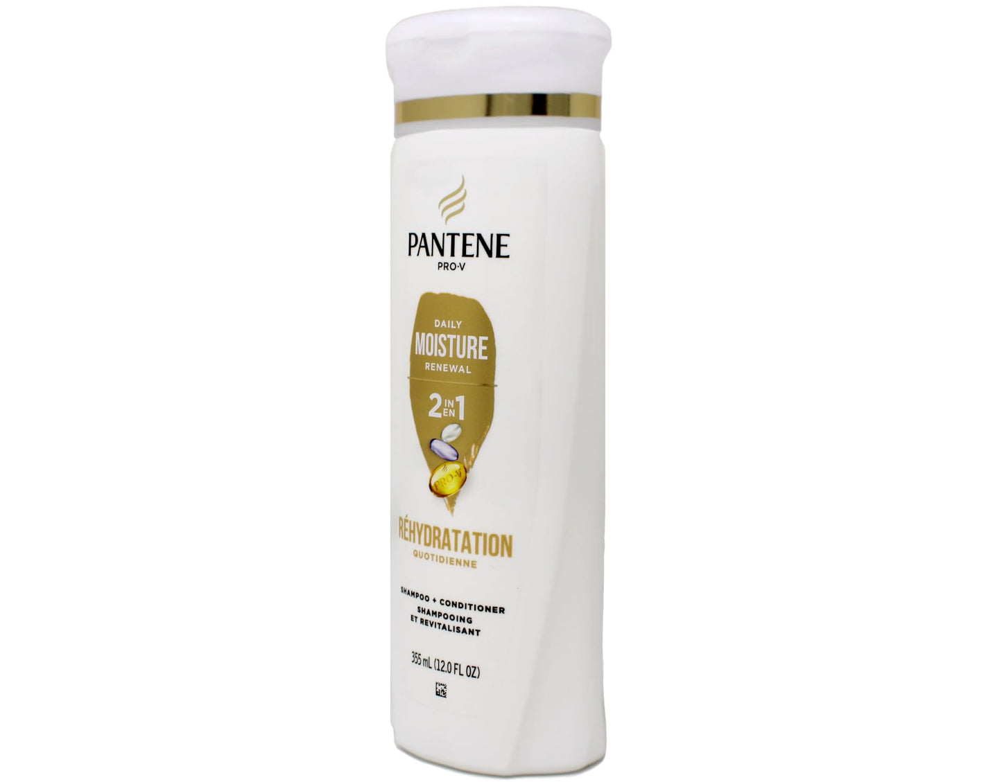Pantene PRO-V Daily Moisture Renewal 2 in 1 Shampoo + Conditioner, 12 oz