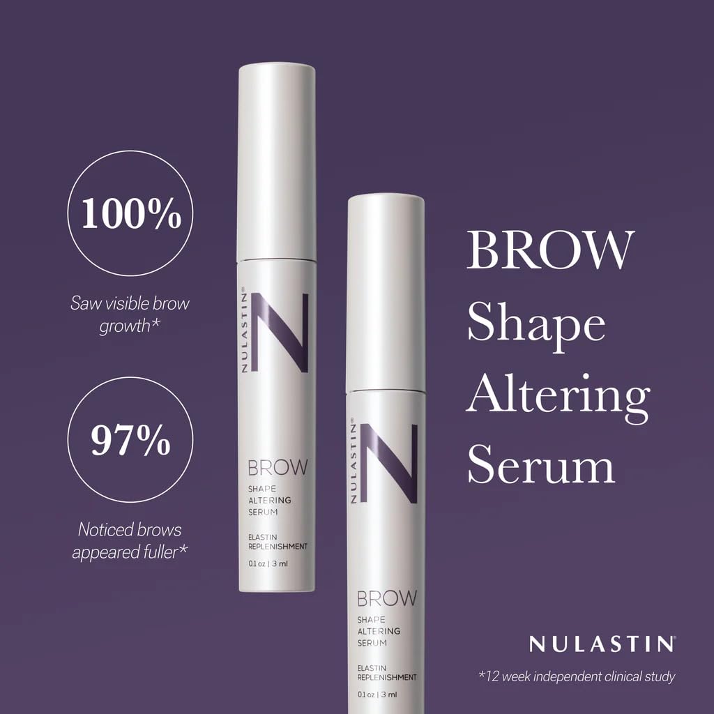 NULASTIN Shape Altering Eyebrow Serum, 2 Count – Defines, Shapes & Enhances Sparse Brows for Fuller, Stronger-Looking Eyebrows