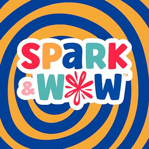 SPARK & WOW Spinny Gears | Wooden Gear Board with 6 Pieces in 3 Sizes | Cause and Effect Toys | Create Colorful, Spinning Combinations