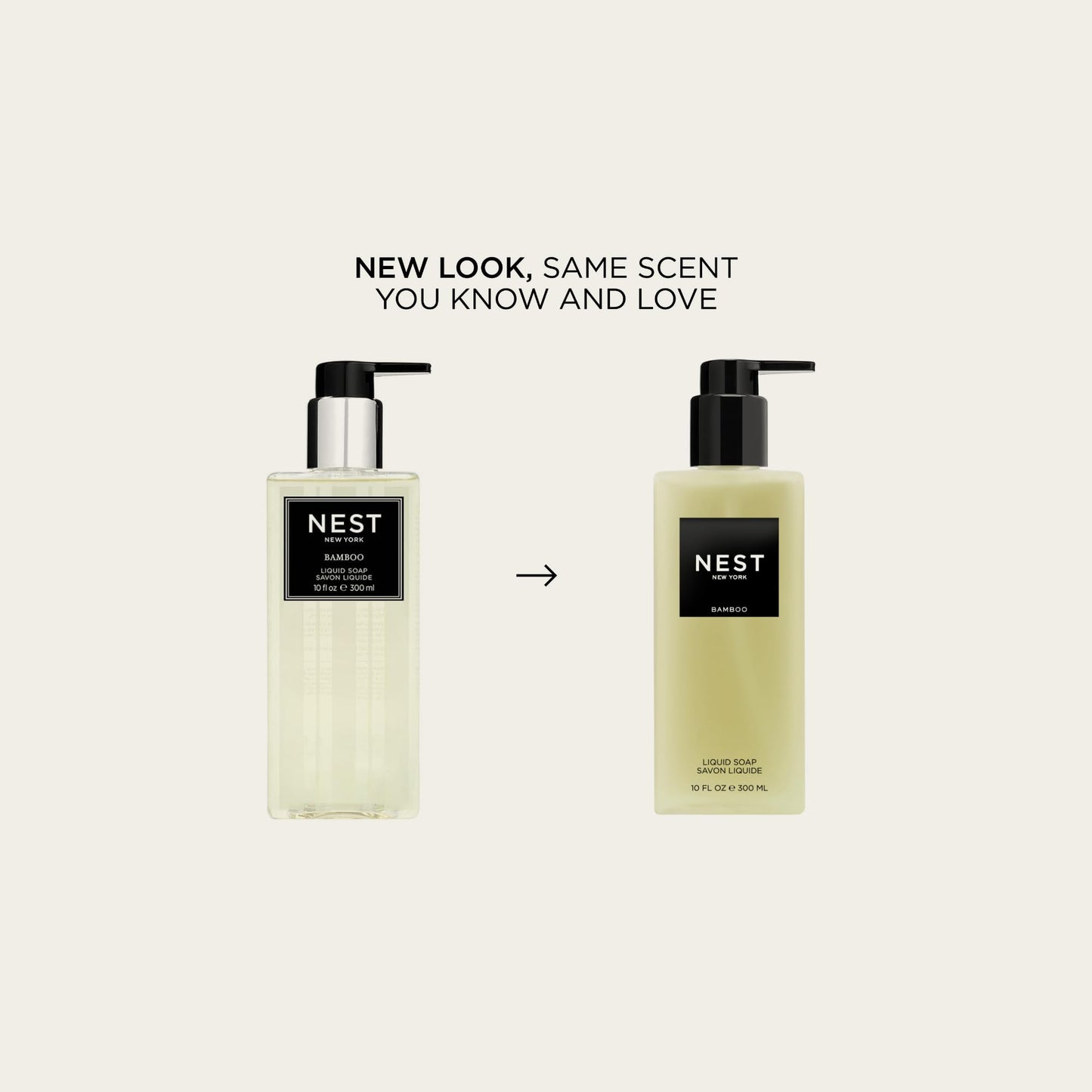 NEST New York Liquid Soap, Bamboo - 10 fl oz - Cleanses & Nourishes Skin - Approx. 300 Pumps Per Bottle - Gluten Free & Cruelty Free