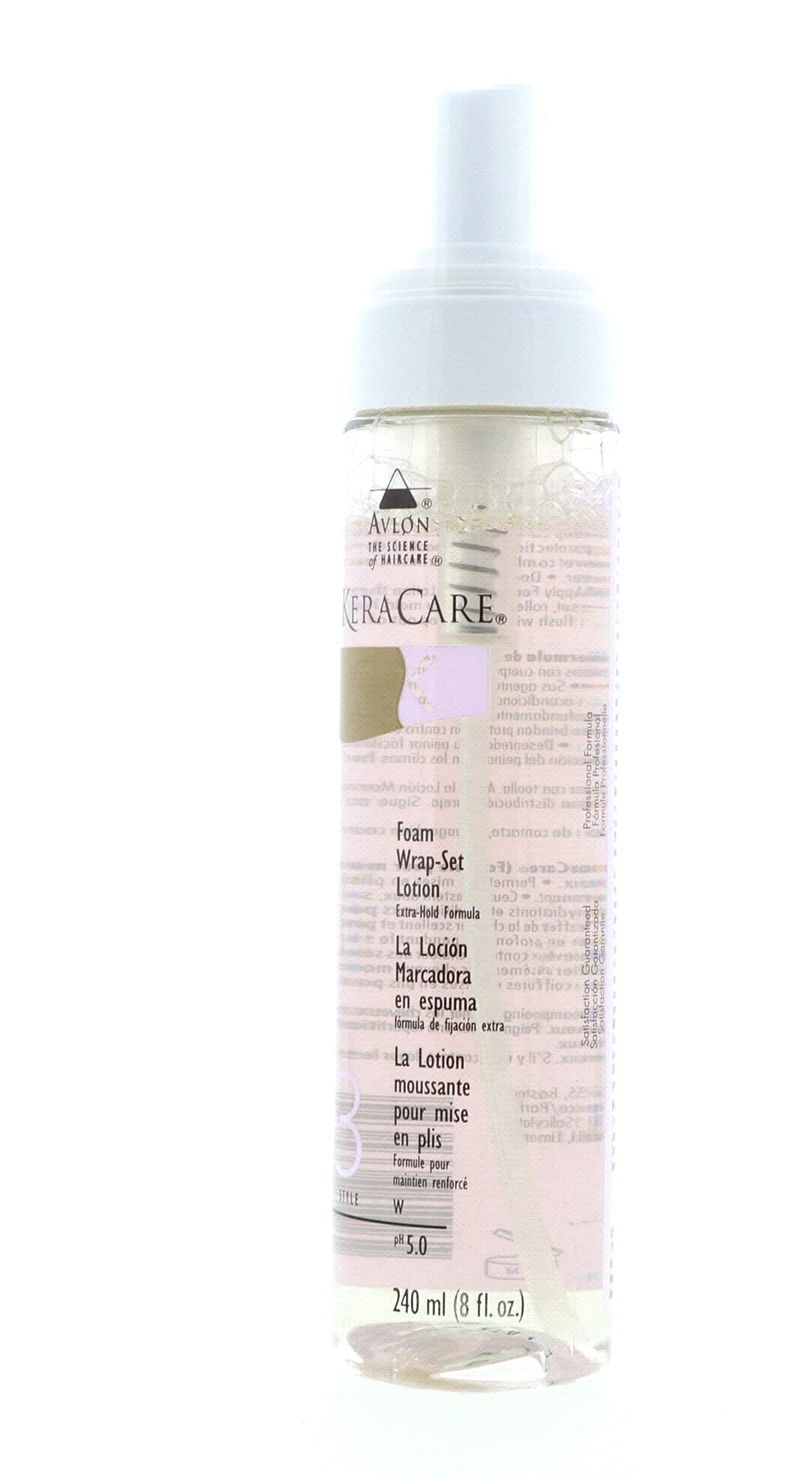 Avlon Kera Care Foam Wrap-Set Lotion Extra Hold 8oz