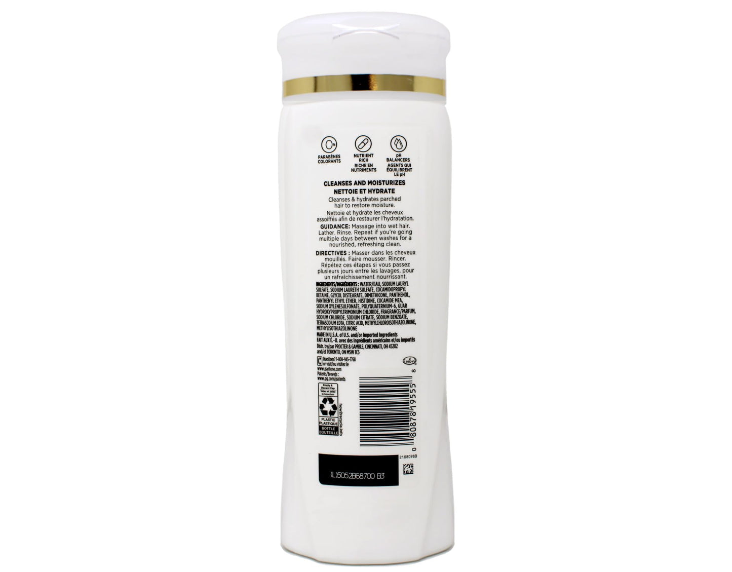 Pantene PRO-V Daily Moisture Renewal 2 in 1 Shampoo + Conditioner, 12 oz