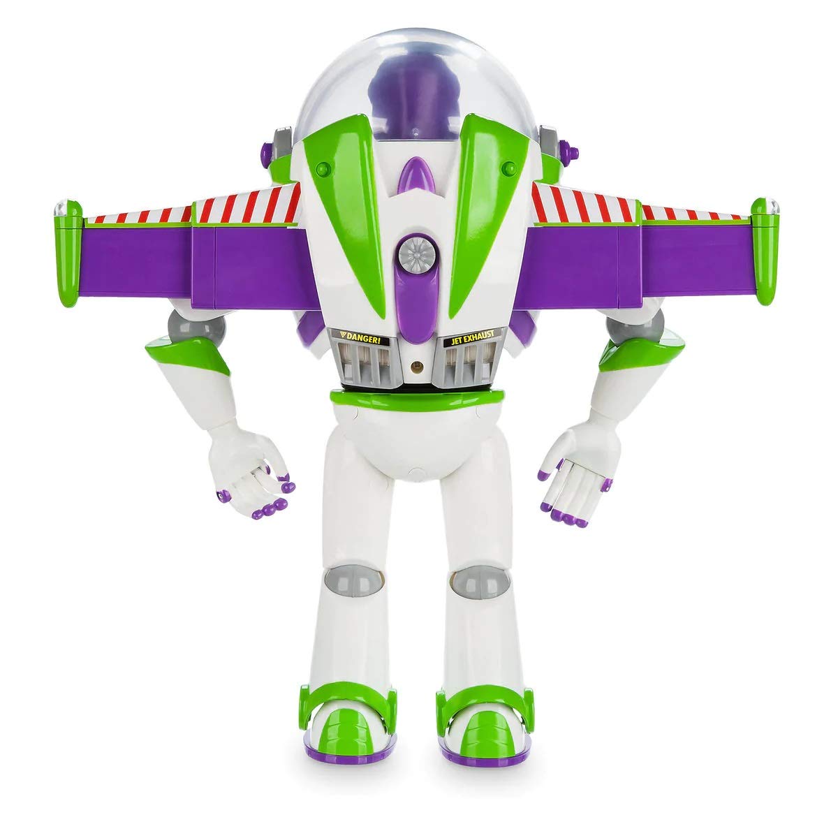 Disney Store Buzz Lightyear Talking Action Figure – Toy Story, 10+ Phrases, Interactive with Other Figures & Toys