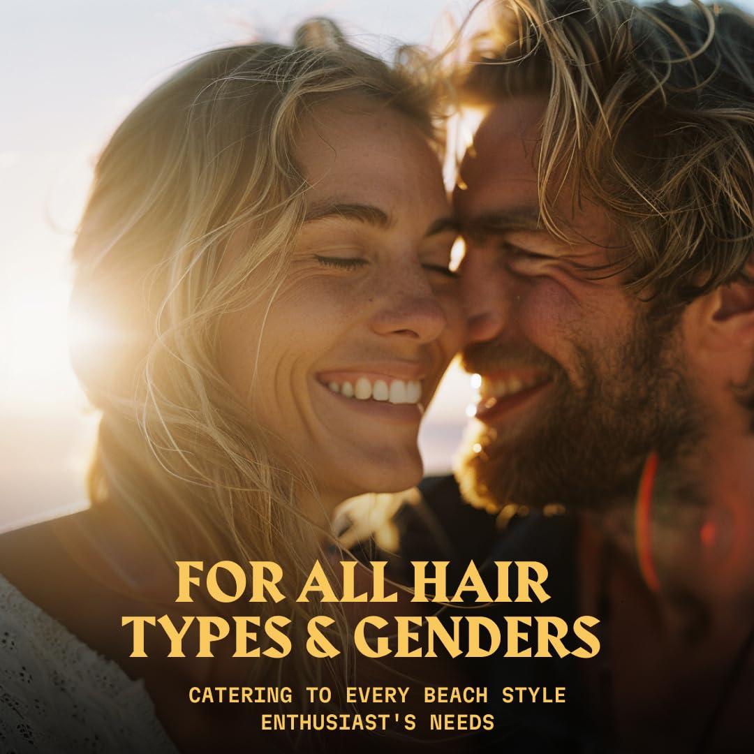 Striking Viking Sea Salt Spray for Men 6.76 fl oz | Citrus Scent Hair Texturizer | Volumizing, Curl Enhancing & Holding Spray | Paraben-Free, Made in Germany