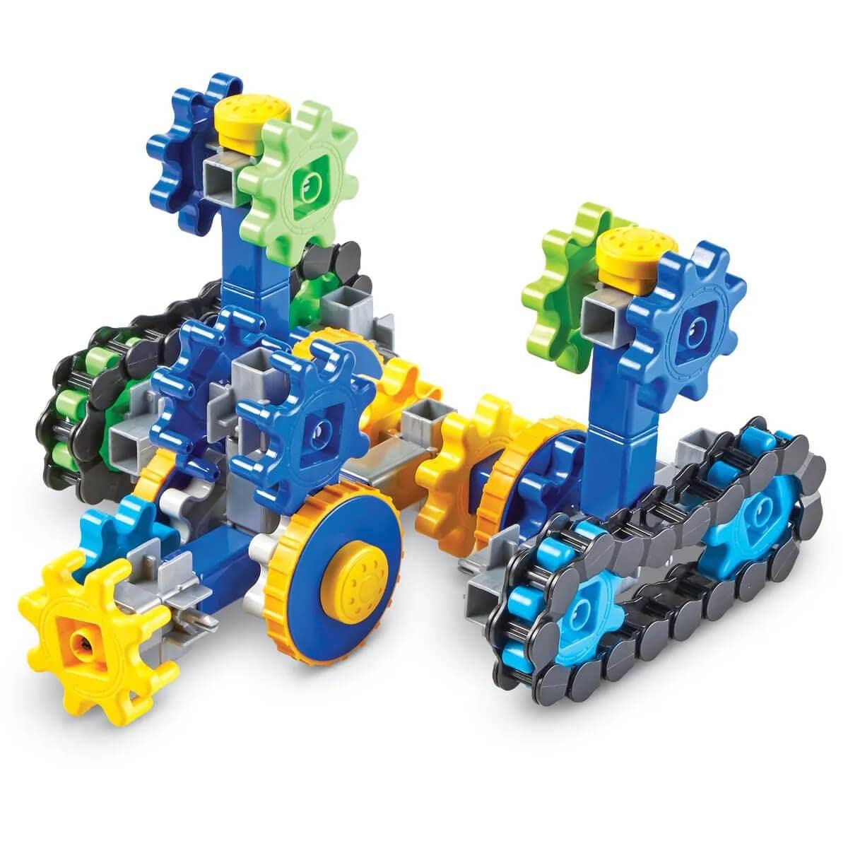 Learning Resources Gears! Gears! Gears! Treadmobiles Building Set, STEM Toys, Develops Early Engineering Skills, 108 Pieces, Ages 5+