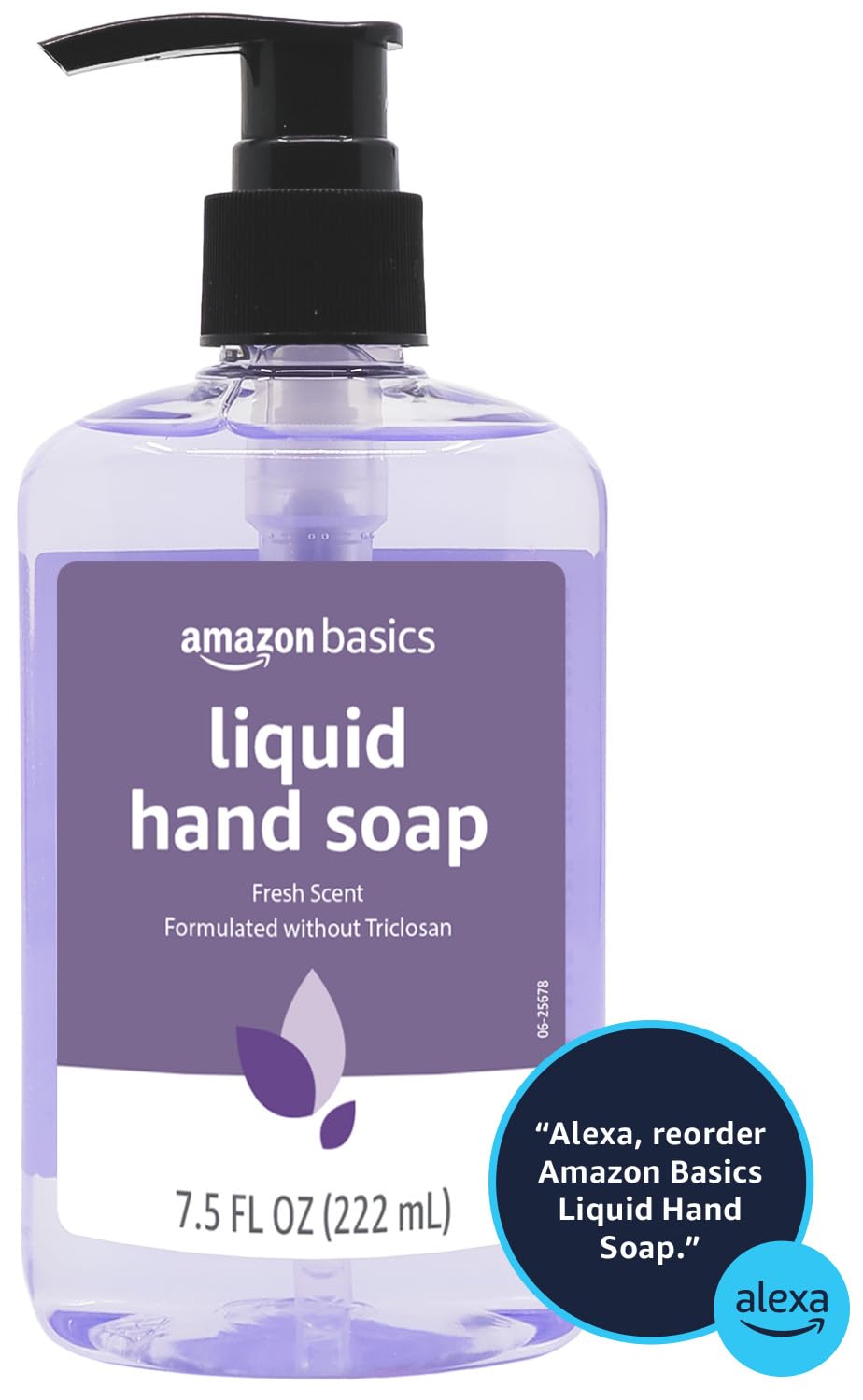 Amazon Basics Original Fresh Liquid Hand Soap, 7.5 Fl Oz (Pack of 6)